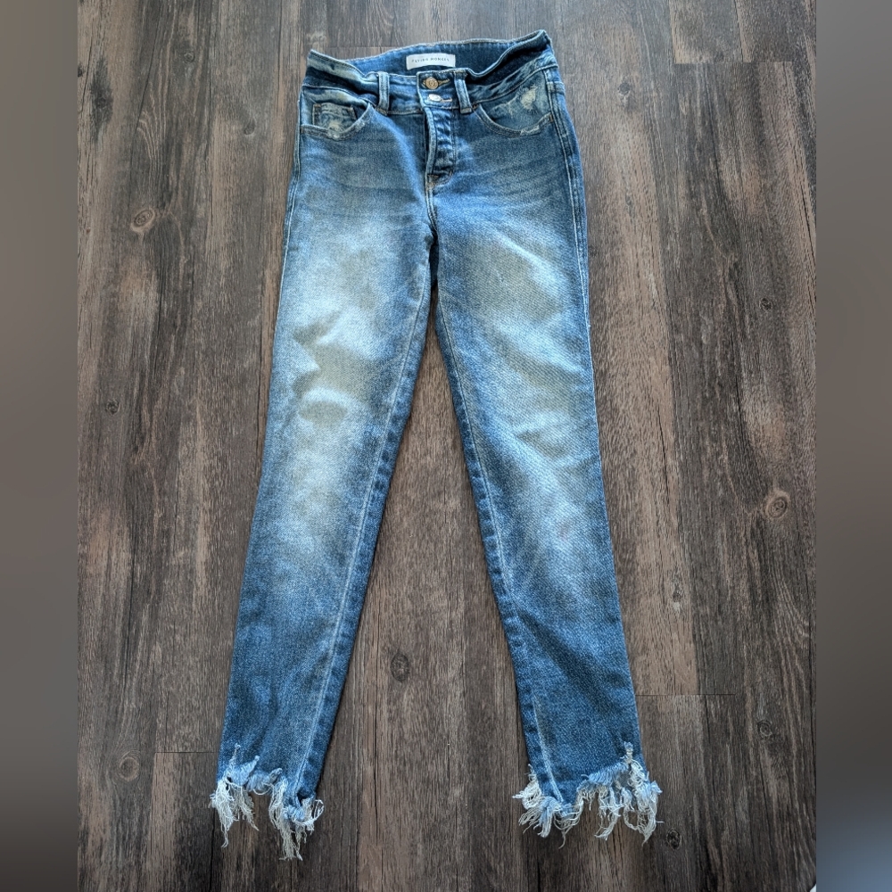 Flying Monkey 25 Raw Hem Button Fly High Waisted … - image 1